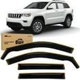 thumbnail image 1 of Nilight In Channel Rain Guards for Jeep Grand Cherokee 2011 2012 2013 2014 2015 2016 2017 2018 2019 2020 Vent Window Visors-4pcs, 1 of 7