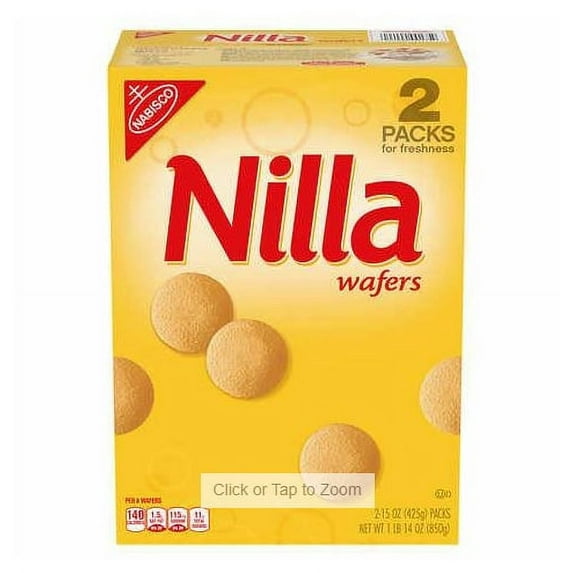 Nilla Wafers Cookies, 15 oz, 2-count
