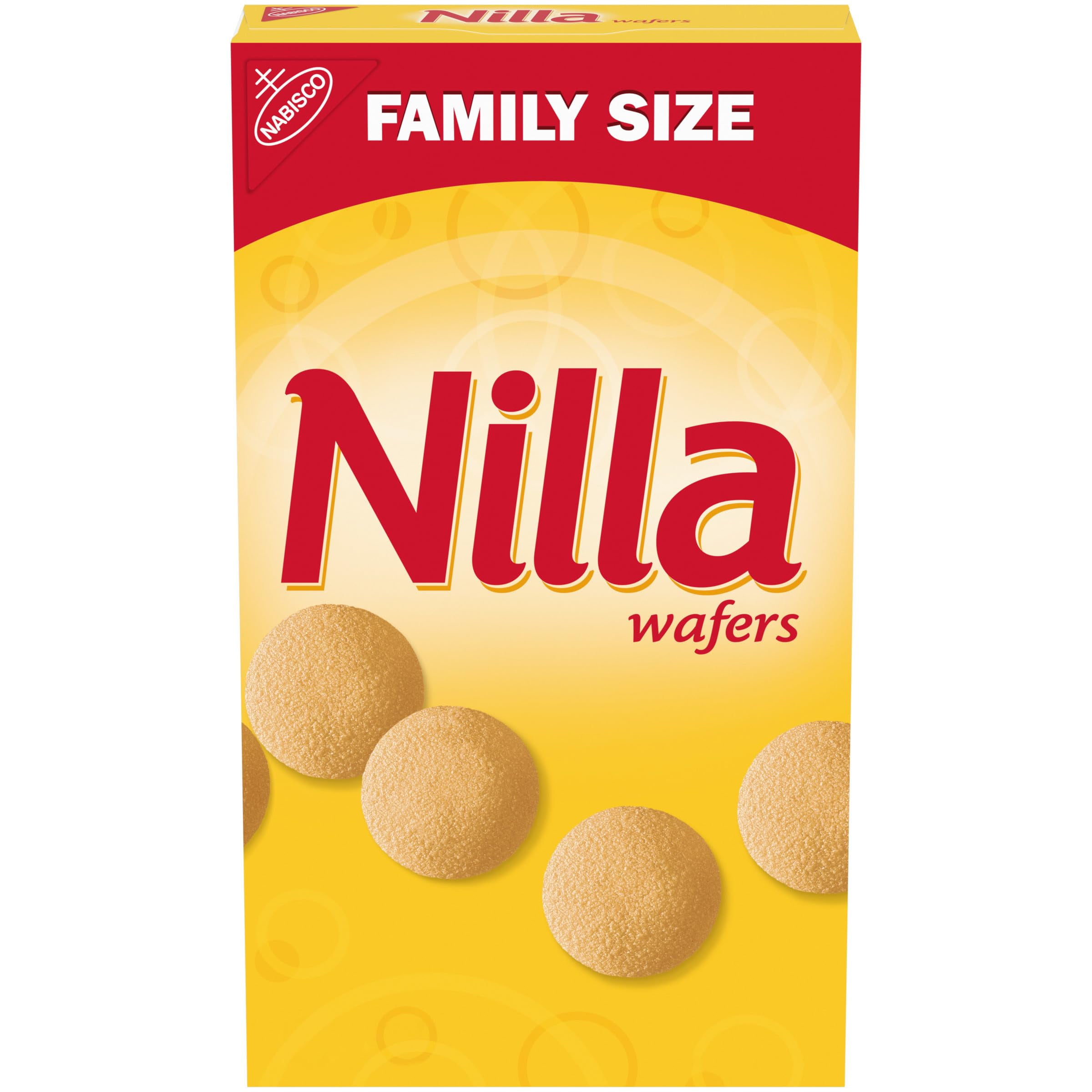 Nilla Wafers Cookies, Vanilla DHF10Wafers, Family Size, 15 oz