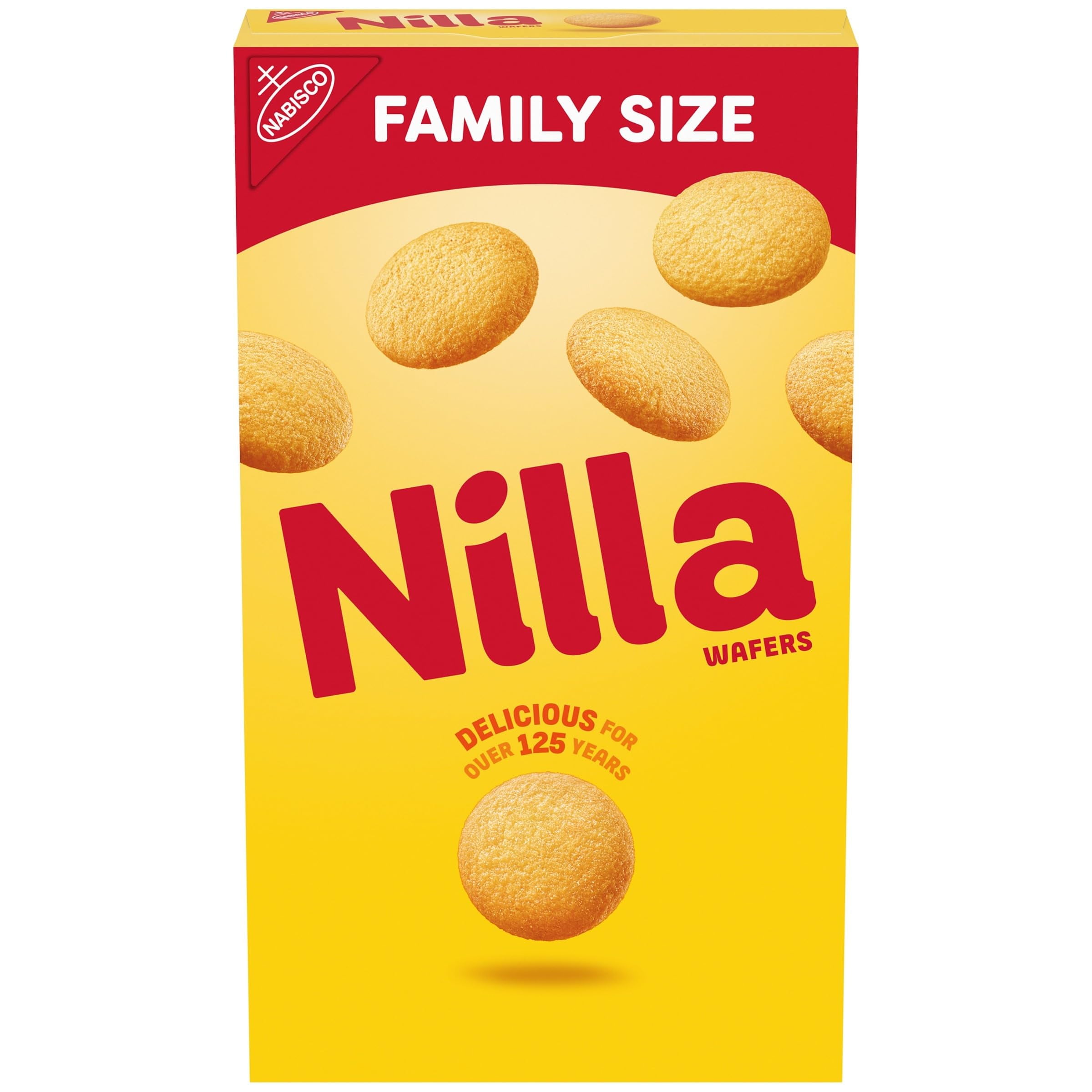Nilla Wafers Cookies, Vanilla DMF15 Wafers, Family Size, 15 oz