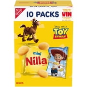 NILLA Wafers Mini Vanilla Wafer Cookies, 10 Snack Packs