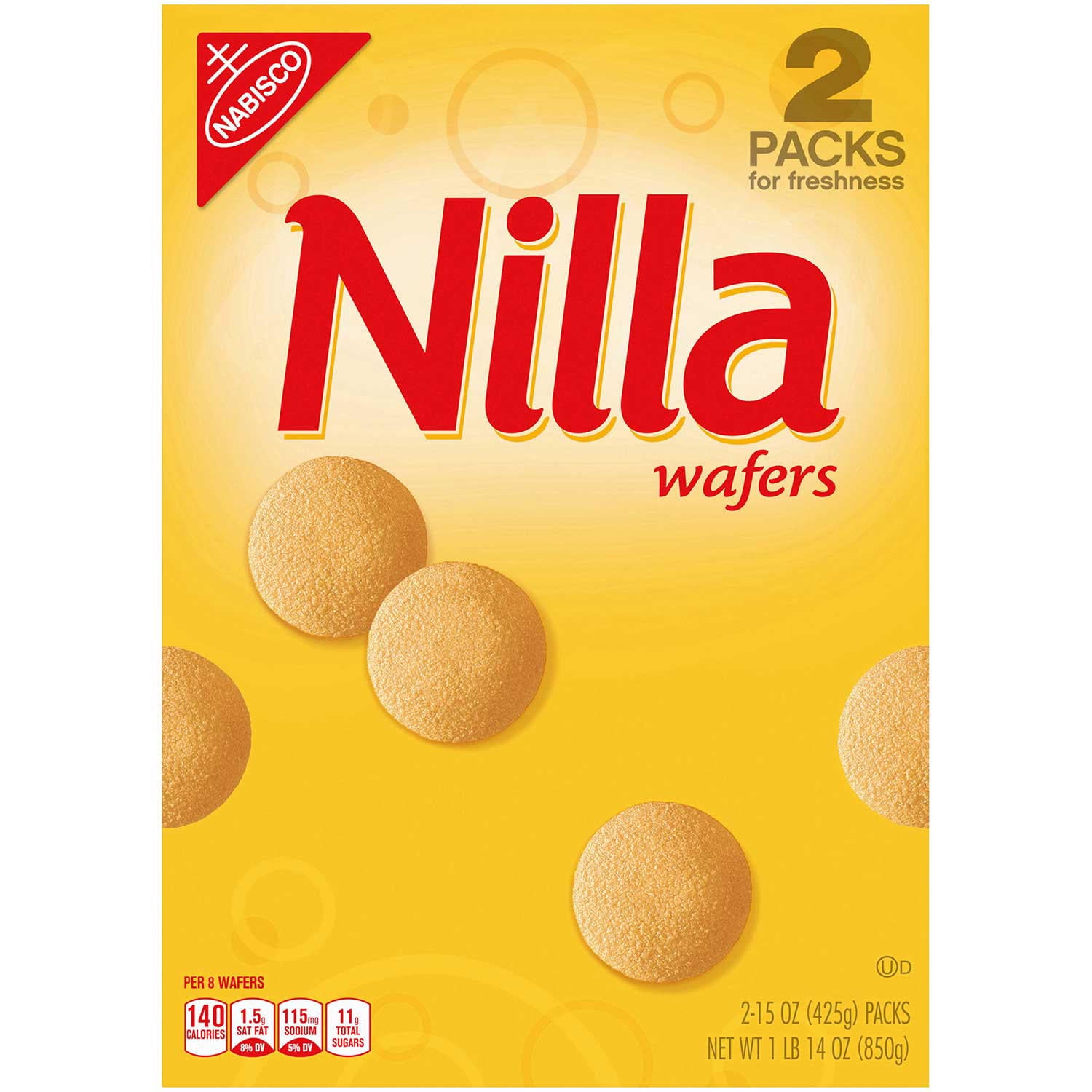 Nilla Wafers Vanilla Wafer Cookies, 2pk., 15 oz.