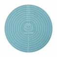 thumbnail image 1 of Nilnehc 11.81in Round Silicone Baking Mat, Non- Dough Rolling Pad with Measurements for Cake Turntable,Sky Blue, 1 of 4