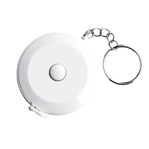 Nilnehc 1PCS Measuring Tape for Body,Tape Measure for Body Sewing Fabric Tailor Cloth Craft Medical Measurement Tape,78.7 Inch/2M Dual Sided Sewing Keychain Measure Tape,White