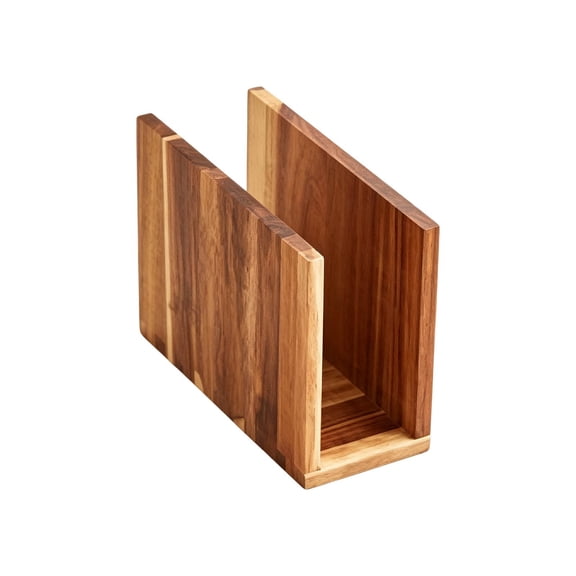 Nilnehc Wooden Cutting Board Stand,7.9in Solid Acacia Wood Storage Rack with Non-Slip Base,Sturdy Chopping Board Holder for Kitchen Countertop Organizer,Natural