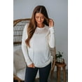 thumbnail image 1 of Nilo Long Sleeve Top - Cream, 1 of 5