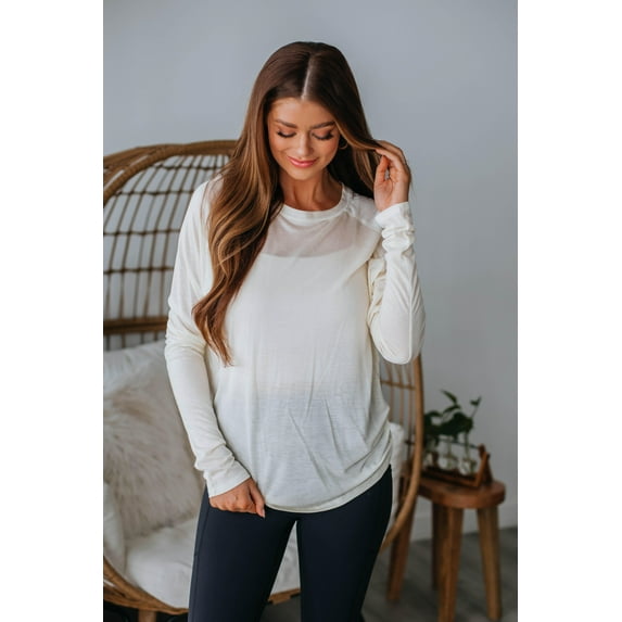 Nilo Long Sleeve Top - Cream