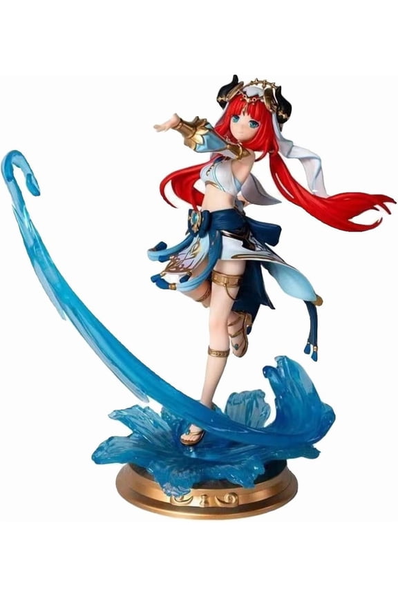 Nilou Figure Standing Posture Nilou Figures Genshin Impact Figures 28cm/11inch Anime Figures Game Character Statue Collection Decoration Gift