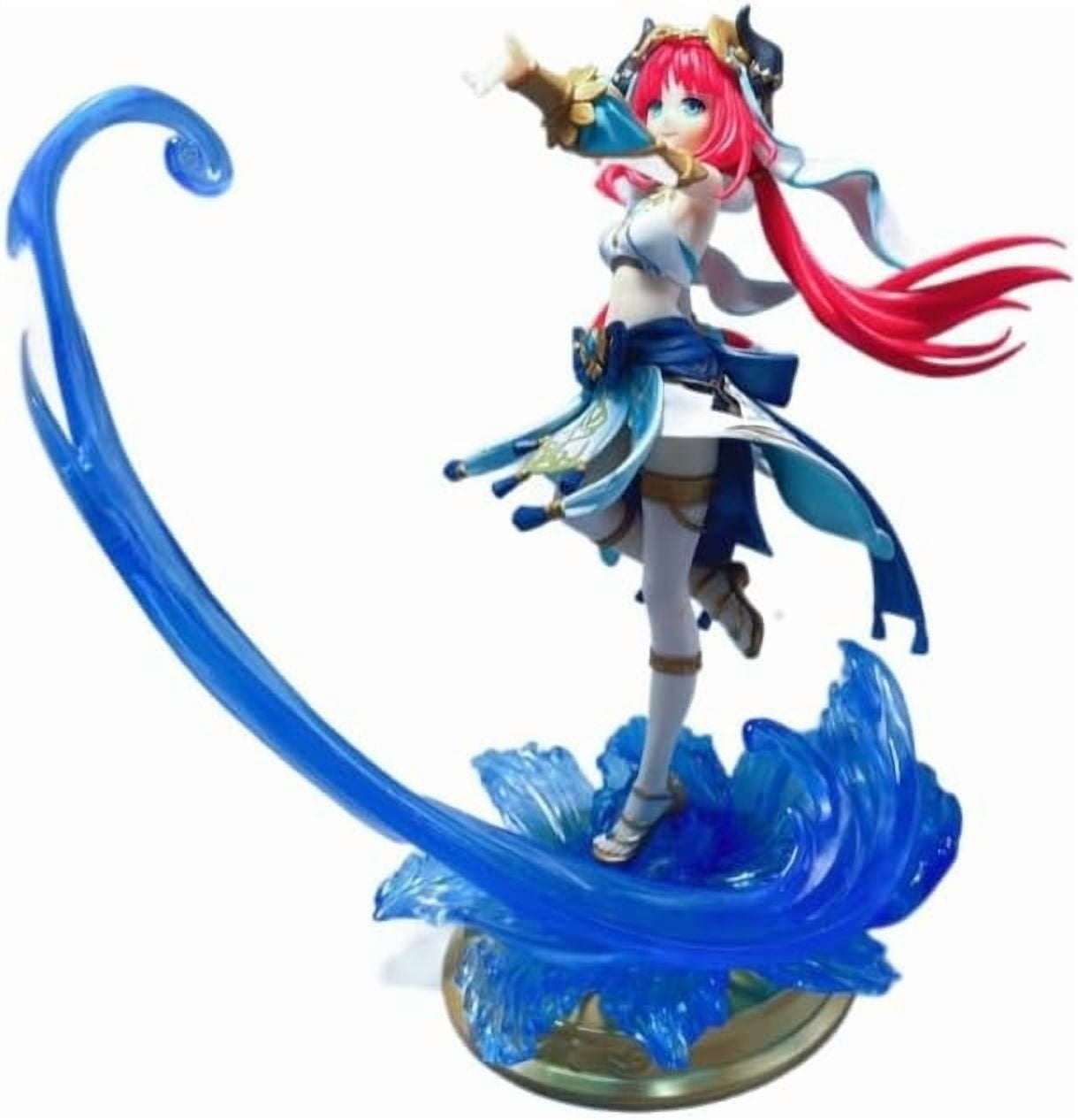 Nilou Figure, Water Control Nilou Anime Figures 26cm/10.2inch Handmade PVC Cartoon Manga Game Character Model Decoration Craft Gift