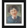 thumbnail image 1 of Nils Dardel 20x24 Black Ornate Framed Double Matted Museum Art Print Titled: Oil on Canvas, 1 of 5