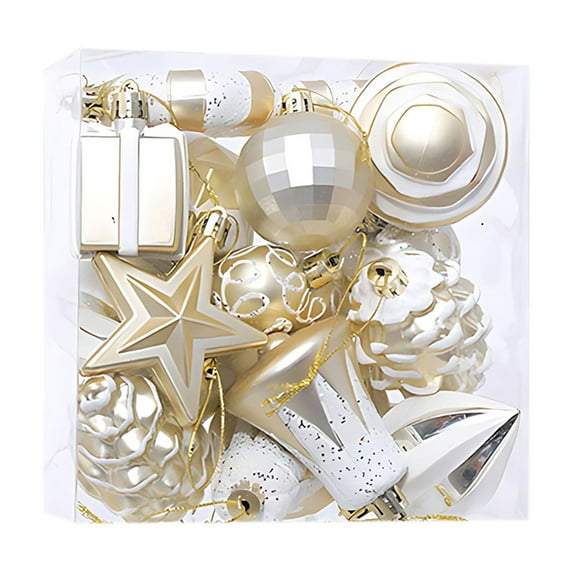 Nilvkv 16pc Christmas Balls Colorful Balls Christmas Tree Decorations Christmas Decorations Pendants