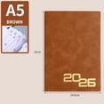 thumbnail image 1 of Nilvkv 2026 Planner Notebook, A5 Daily Organizer for 365 Days 152 Sheets with Foil Stamped Cover Ink Resistant Paper Daily Planner 2026, 1 of 6