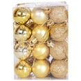 thumbnail image 1 of Nilvkv 24PCS Christmas Tree Balls Ornaments for Xmas Christmas Tree 4cm/1.57" Shatterproof Christmas Tree Decorations Hanging Ball for Holiday Wedding Party Christmas Decorations Clearance, 1 of 5