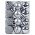thumbnail image 1 of Nilvkv 24PCS Christmas Tree Balls Ornaments for Xmas Christmas Tree 4cm/1.57" Shatterproof Christmas Tree Decorations Hanging Ball for Holiday Wedding Party Christmas Decorations Clearance, 1 of 5