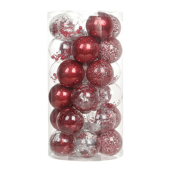 Nilvkv 30PCS Christmas Balls, 2.36" Christmas Tree Hanging Balls Ornaments for Christmas Decorations