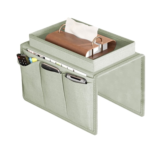 Nilvkv 5-pocket Couch Sofa Armrest Caddy Bedside Storage Organizer for Remote Cellphone Tablet Notepad Book
