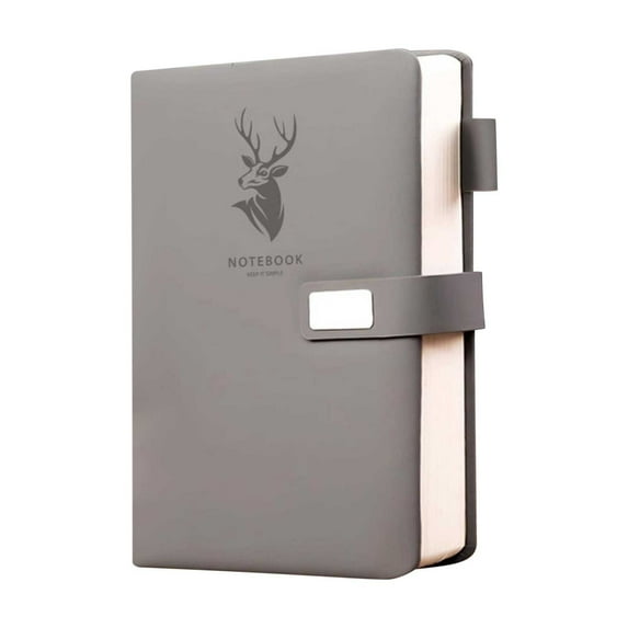 Nilvkv A5 Leather Business Notebook Large Size Thick Journal Notebooks for Work and Study, Back-to-Schoo1 Supplies, Office Supplies