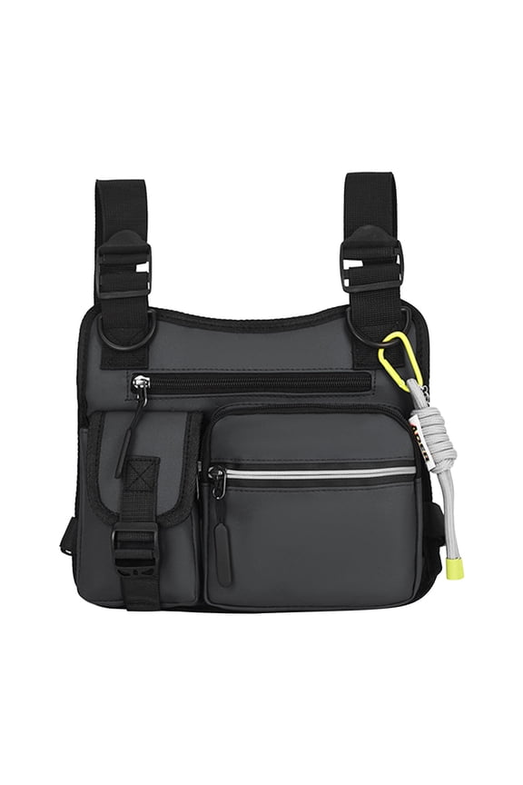 Adjustable Multifunctional Chest Bag Reflective Bag Street Outdoor Bag