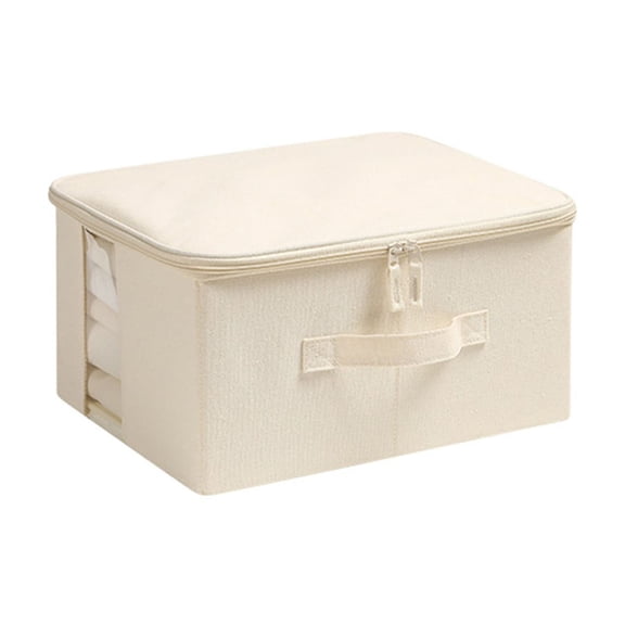Nilvkv And Linen Storage Box Clothing Fabric Transparent Windowed Washable Folding Storage Box Bottom Plastic Panel, Organization and Storage