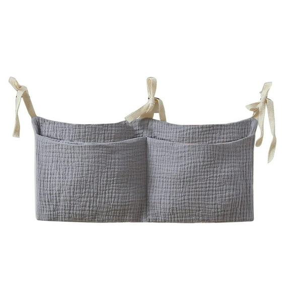 Nilvkv Baby Crib Storage Bag Hanging Bag Storage Bedside Storage Bag, Organization and Storage