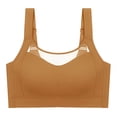 thumbnail image 1 of Nilvkv Bandeau Bra, Strapless Bra, Solid Strapless Seamless Wireless Push Up Anti Slip Basic Gold 38BCD, 1 of 5