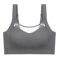 thumbnail image 1 of Nilvkv Bandeau Bra, Strapless Bra, Solid Strapless Seamless Wireless Push Up Anti Slip Basic Gray 40BCD, 1 of 5