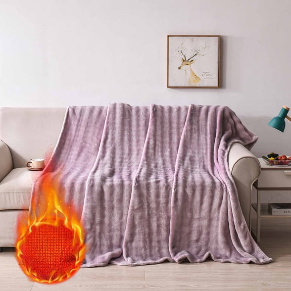 Nilvkv Blanket Solid Colour Flannel Blanket Nap Cover Blanket Heavy Sofa Blanket Velvet Blanket Suitable for beds Sofas and Other Scenes(27.56x39.37in)