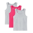 thumbnail image 1 of Nilvkv Boys Muscle Shirts, Boys Tank Tops, Kids 3 Pack Solid Sleeveless Round Neck Fitted Top Set Casual Summer Multicolor 2-3 Years, 1 of 8