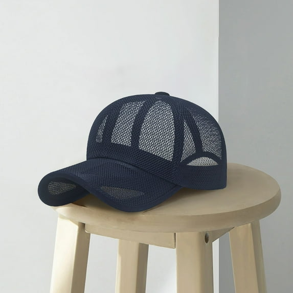 Nilvkv Breathable Mesh Cap for Both Men and Women Baseball Cap Adjustable Cap Circumference Outdoor Sports Sun Hat