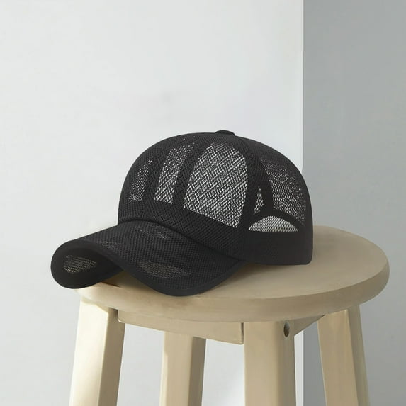 Nilvkv Breathable Mesh Cap for Both Men and Women Baseball Cap Adjustable Cap Circumference Outdoor Sports Sun Hat