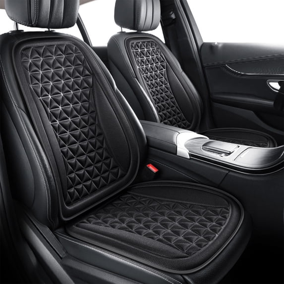 Nilvkv Car Seat Cushion and Backrest Set Ventilation Summer Cool Gel Pad with Breathable Mesh for All Seasons, Car Accessories
