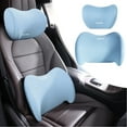 thumbnail image 1 of Nilvkv Car Seat Lumbar and Headrest Pillow Set with Memory Foam for Office Chair Back Neck Pain Relief Support, Car Accessories, 1 of 6