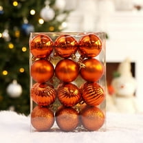 Nilvkv Christmas Balls 24PC Set 4CM/1.57" Christmas Tree Balls Durable and Shatterproof for Christmas Gifts, Christmas Decorations