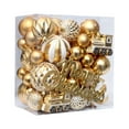 thumbnail image 1 of Nilvkv Christmas Balls 65PC/9.06x6.1x9.84in Multiple Styles Special-Shaped Balls for Christmas Tree, CHRlSTMAS-GlFTs, Christmas Decorations, 1 of 6