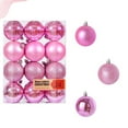 thumbnail image 1 of Nilvkv Christmas Balls Set 4CM/24PCS Durable and Shatterproof with 3 Styles(Shiny, Matte and Glitter),Christmas Tree Balls, Christmas Decorations, 1 of 6