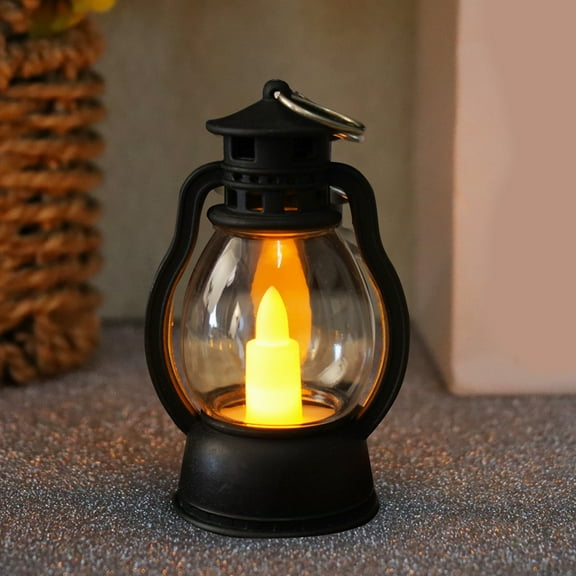 Nilvkv Christmas Lights, 1PC Christmas Lamp Electronic Candle Ambient Light Oil Lamp Candle Night Light(3.58x2.2x2.2in), Christmas Decorations