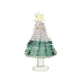 thumbnail image 1 of Nilvkv Christmas Tree Ornaments Mini Christmas Tree Glass Ornaments Small Glass Christmas Tree Christmas Dollhouse Miniature Mini Winter Figurines for Crafts Holiday Xmas Party Decor, 1 of 4
