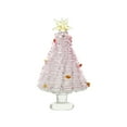 thumbnail image 1 of Nilvkv Christmas Tree Ornaments Mini Christmas Tree Glass Ornaments Small Glass Christmas Tree Christmas Dollhouse Miniature Mini Winter Figurines for Crafts Holiday Xmas Party Decor, 1 of 4