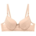thumbnail image 1 of Nilvkv Comfortable Bras for Women, Wireless Bras for Women, Daily Comfort Shaping Wireless Push Up Thin Everyday Bra Beige 36BC, 1 of 2