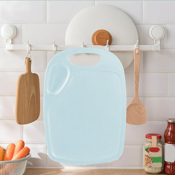 Nilvkv Cutting Board Double Sided, 13in Butcher Block for Kitchen Chopping Meat and Vegetables by Plastic, Food-Grade, Easy to Clean