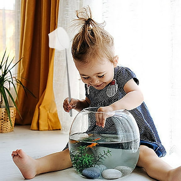 Nilvkv Easy to Pick Up Dont Harm Your Fish Fish Net Fishing Provides A Caring Experience for Fish Adjustment of Length Suitable for More Usage Scenarios