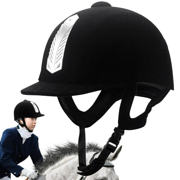 Nilvkv Equestrian Helmet Breathable Riding Helmet Horse Racing Helmet Men's and Women's Riding Supplies Riding Helmet