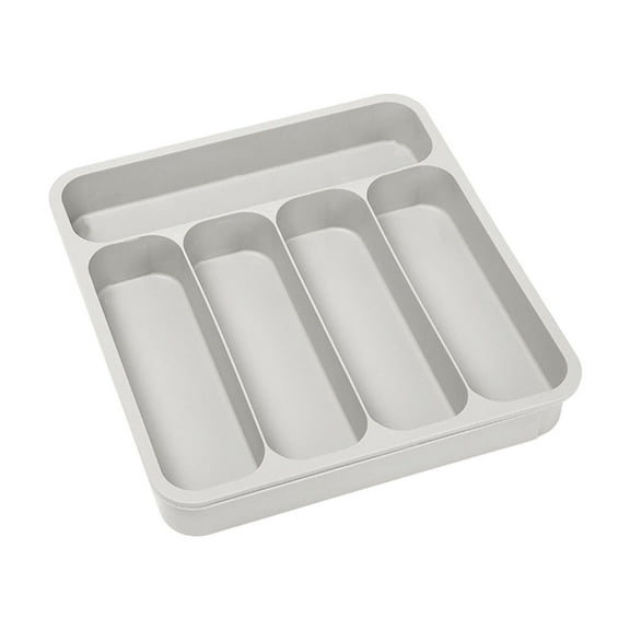 Nilvkv Five Compartment Kitchen Drawer Organizer Expandable Cutlery Storage Box Compartmentalized Knife Fork and Chopstick Organizer, Home Decor