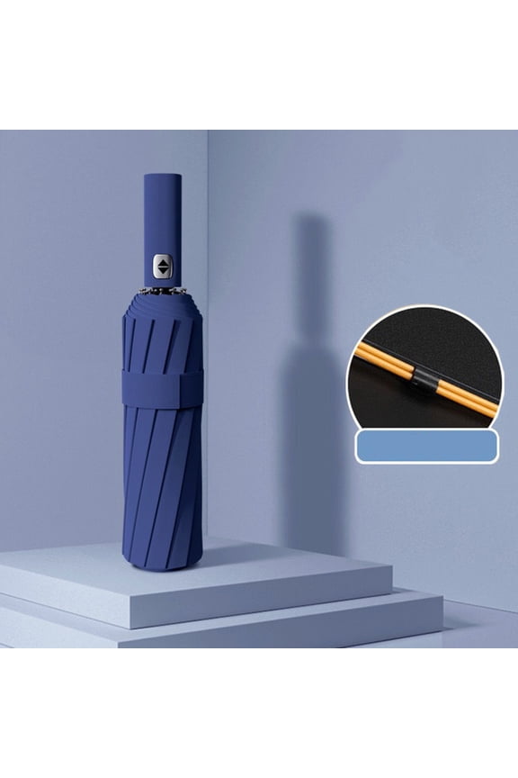 Fully Automatic Rotatable Umbrella Foldable Glue Sunscreen Umbrella Automatic Opening and Closing Protection and Sun Protection