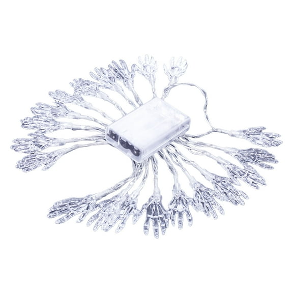 Nilvkv Halloween Decorations LED Lanterns Ghost Festival Mood Lights Ghost Hand Battery Box Skull Light String