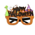 thumbnail image 1 of Nilvkv Halloween Glasses LED Glasses for Halloween Parties Cosplay Accessories Funny Holiday Glasses with Purple Accents, 1 of 5