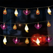 Nilvkv Halloween Lighting Halloween Pumpkin Light String Led Decorative Light Ghost New Skull Battery Box Light String