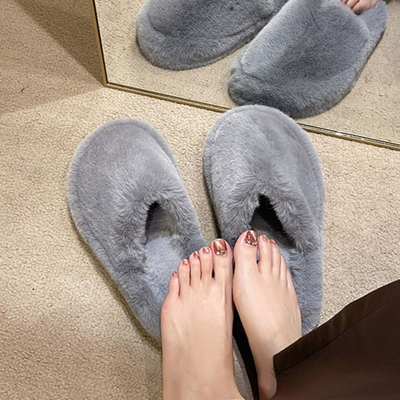 Nilvkv House Slippers, Closed Toe Sandals, Women's Fashion Casual Versatile Sweet Cool Solid Color Baotou Fashionable Fall And Winter Style Trendy Soft Bottom Household Slippers