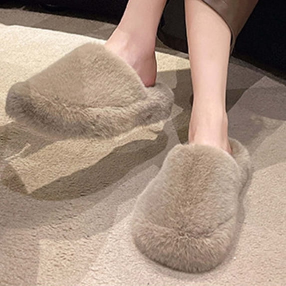 Nilvkv House Slippers, Closed Toe Sandals, Women's Fashion Casual Versatile Sweet Cool Solid Color Baotou Fashionable Fall And Winter Style Trendy Soft Bottom Household Slippers