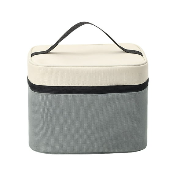 Nilvkv Insulating Lunch Bag with Waterproof Double Layer for Bento Milk Bottle and Meal Boxes Cooler Bag(6.89x6.89x5.51in)